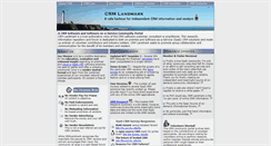Desktop Screenshot of crmlandmark.com